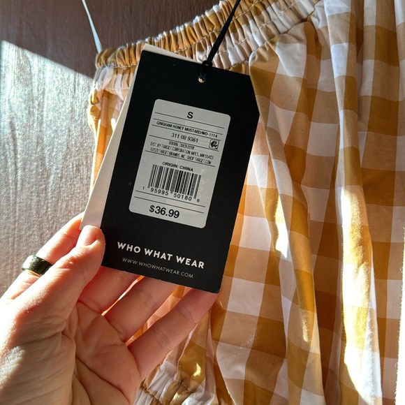 NWT Who What Wear for Target gingham dress. Size small. - Picture 4 of 6